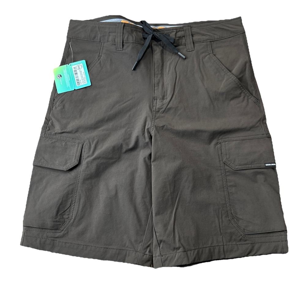 Sea-Doo Board Shorts Mens Medium Brown Swimming Fishing Surfing